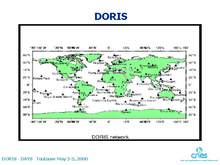 DORIS - DAYS Toulouse May 2 -3, 2000 