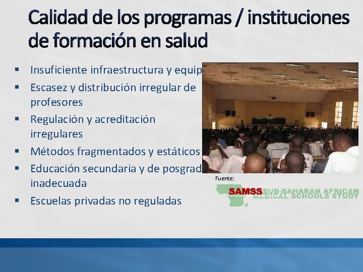 La Formacin de Formadores en Salud Publica y