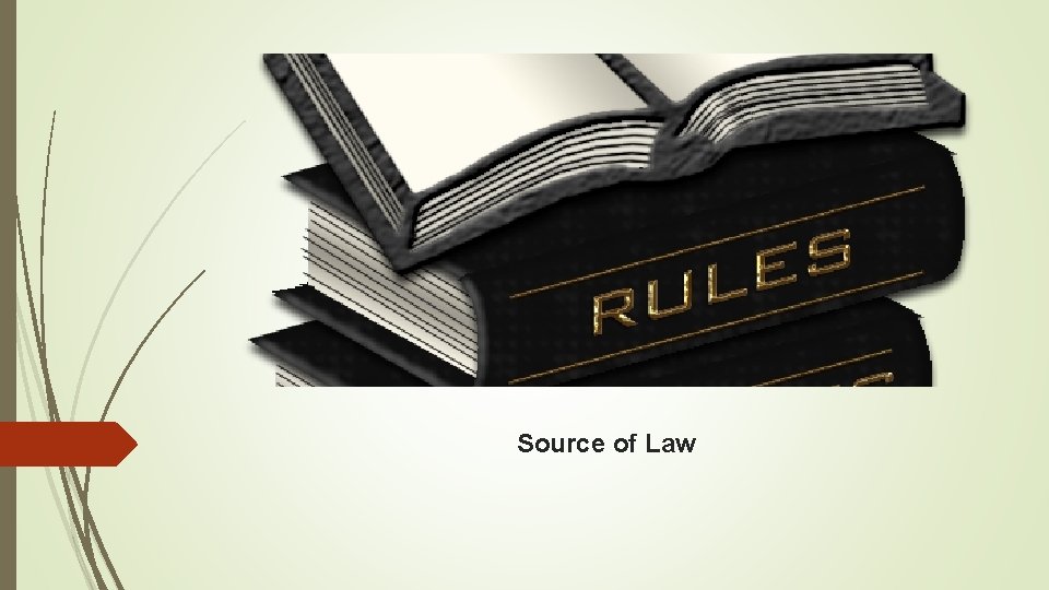 Source of Law 