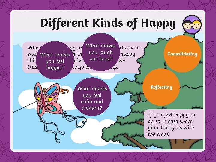 Different Kinds of Happy makes When we are struggling What with uncomfortable or you