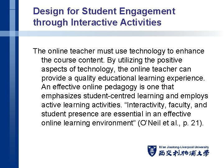 Introduction to the Basics of Online Teaching Pedagogies
