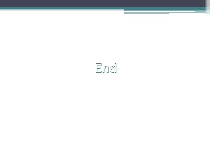 End 