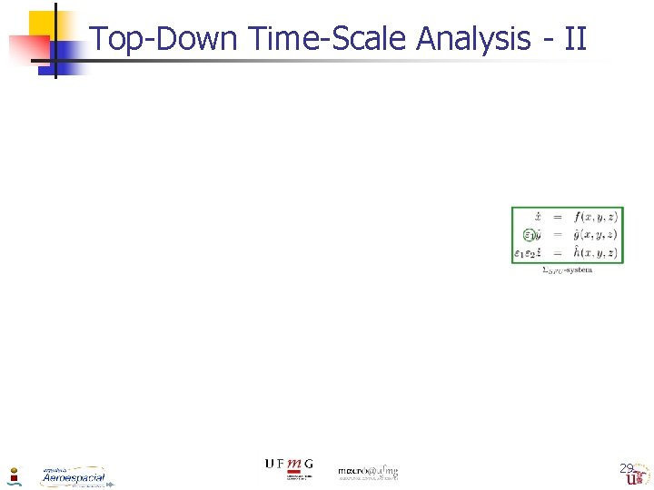 Top-Down Time-Scale Analysis - II 29 