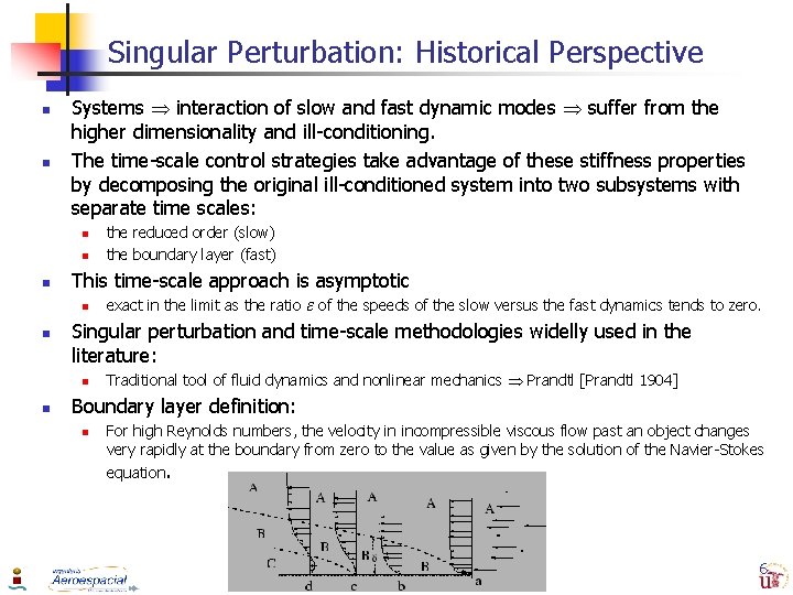 Singular Perturbation: Historical Perspective n n Systems interaction of slow and fast dynamic modes