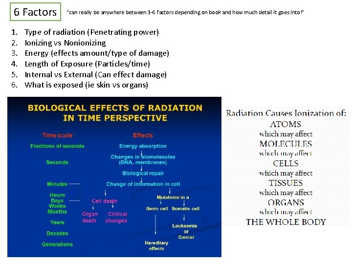 6 Factors 1. 2. 3. 4. 5. 6. “can really be anywhere between 3