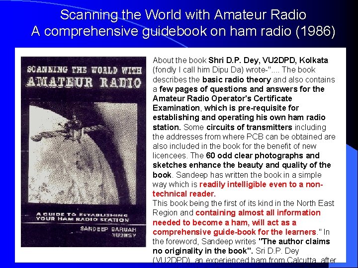 Scanning the World with Amateur Radio A comprehensive guidebook on ham radio (1986) About