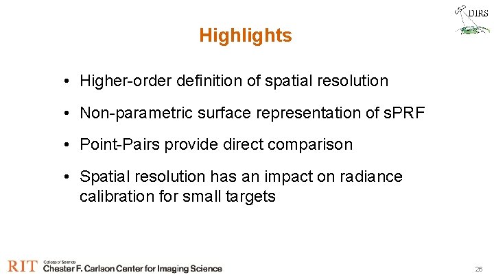 Highlights • Higher-order definition of spatial resolution • Non-parametric surface representation of s. PRF