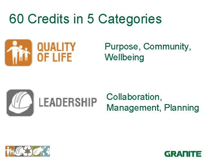 Sustainable Infrastructure Rating Systems Geoff Boraston P E
