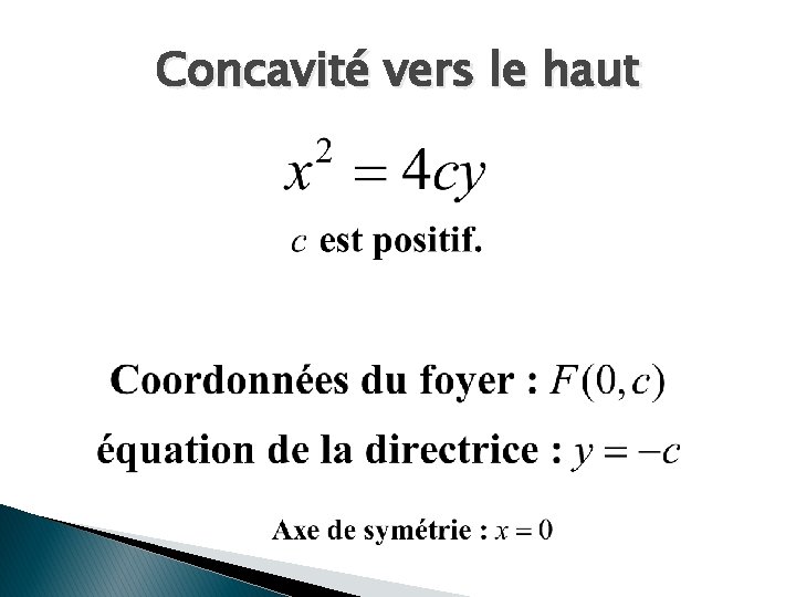 Les coniques La parabole Martin Roy Juin 2011 — free download