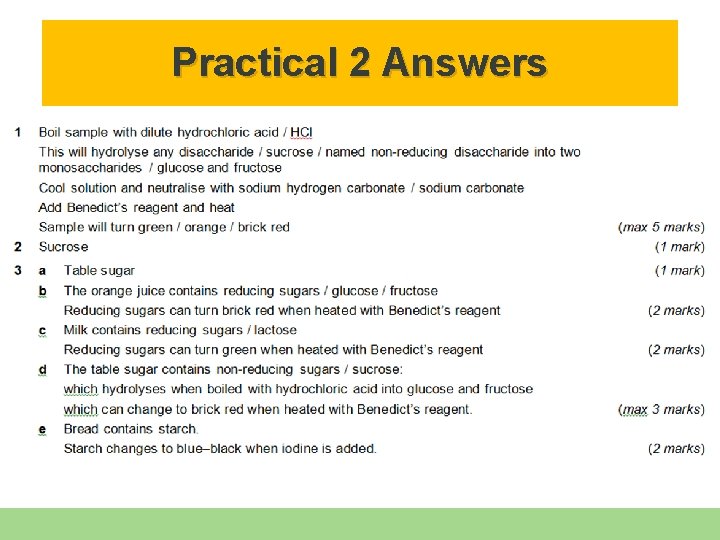Practical 2 Answers 