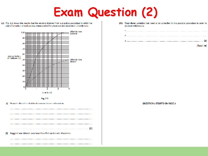 Exam Question (2) 