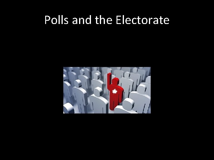 Polls and the Electorate 