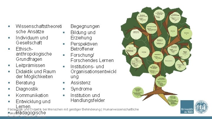 § Begegnungen Wissenschaftstheoreti sche Ansätze § Bildung und Erziehung § Individuum und Gesellschaft §