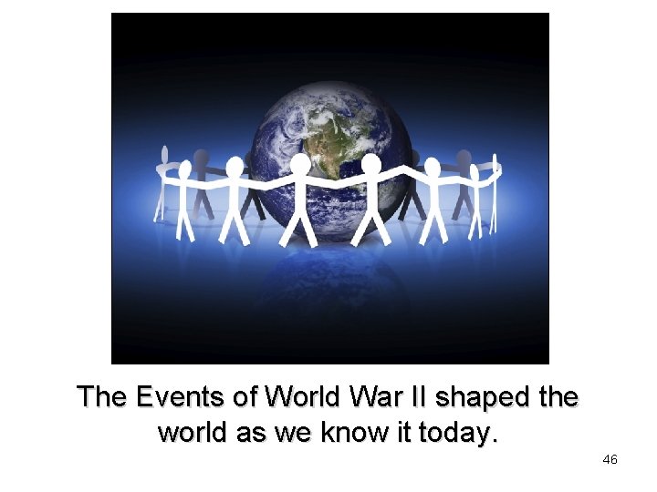 The Events of World War II shaped the world as we know it today.