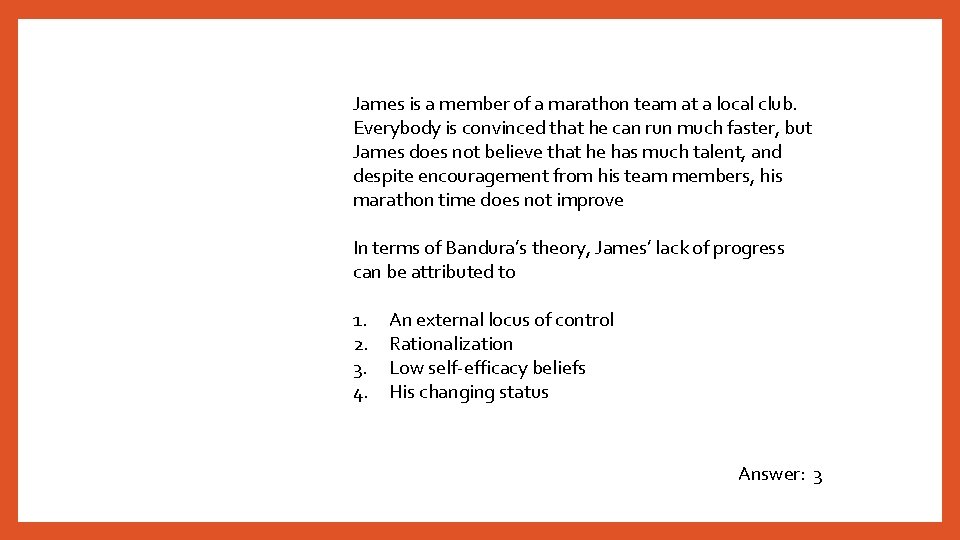 James is a member of a marathon team at a local club. Everybody is