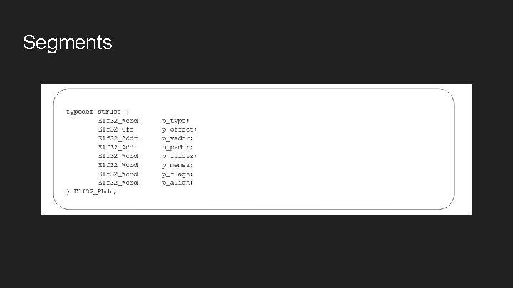 Segments Segments