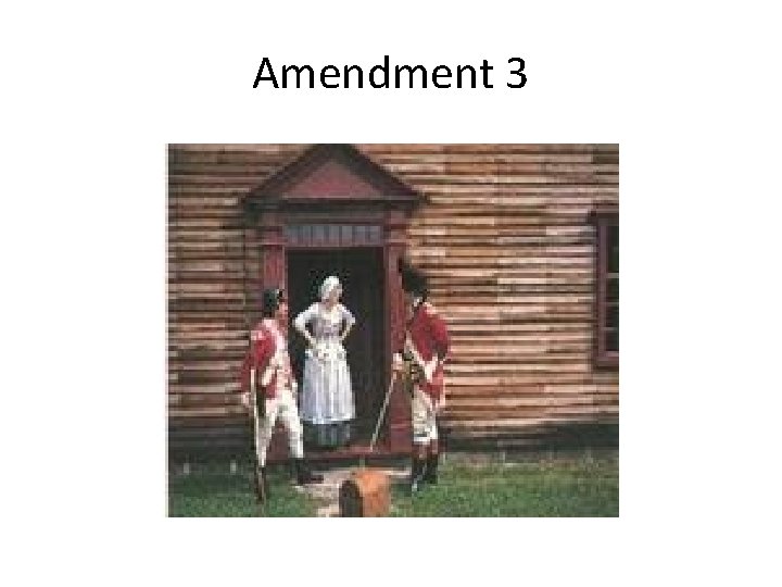 Amendment 3 