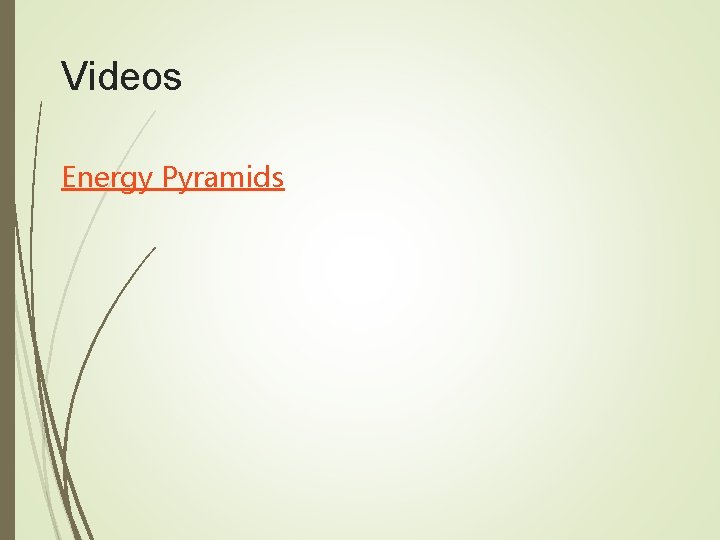 Videos Energy Pyramids 