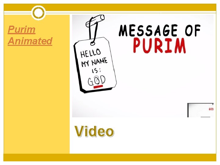 Purim Animated Video 