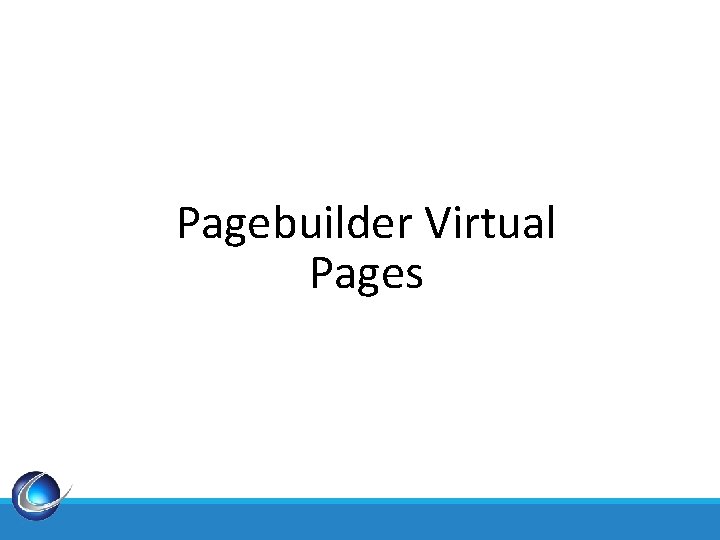 Pagebuilder Virtual Pages 