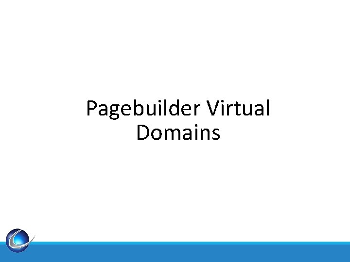 Pagebuilder Virtual Domains 