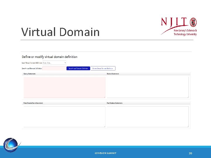 Virtual Domain COHESION SUMMIT 20 