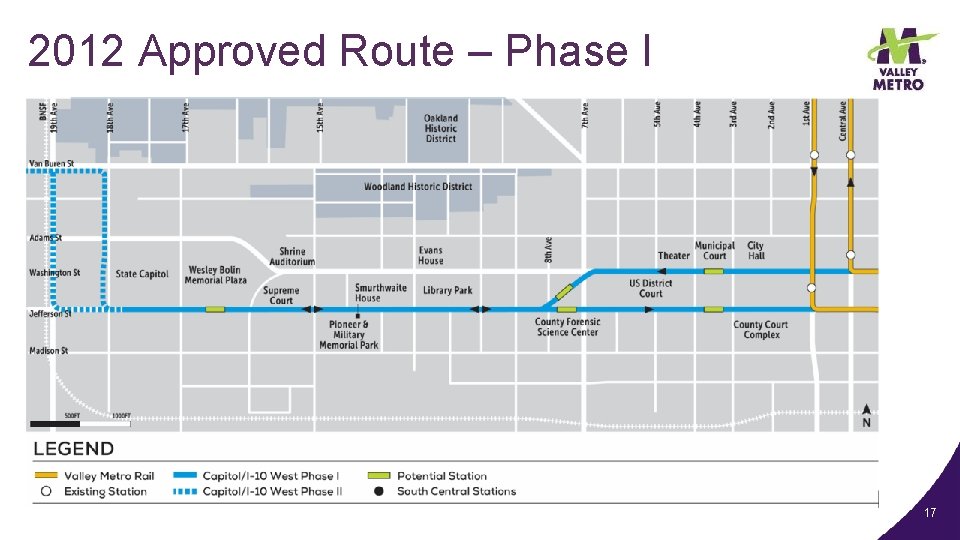 2012 Approved Route – Phase I 17 