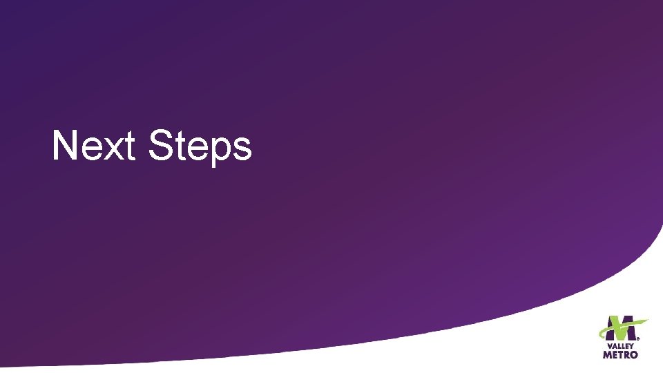 Next Steps 23 