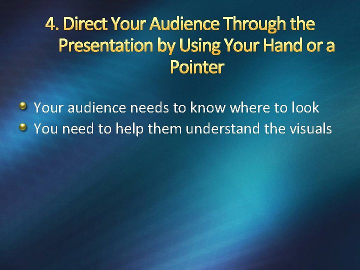 How to Deliver Effective Electronic Presentations BIM I