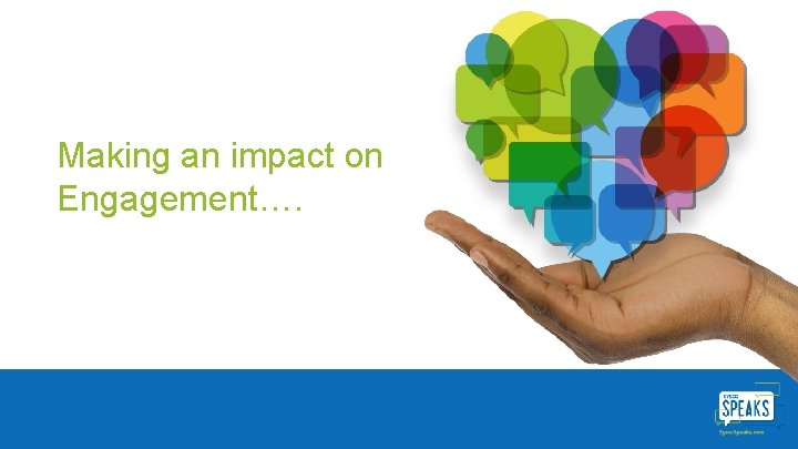 Making an impact on Engagement…. 