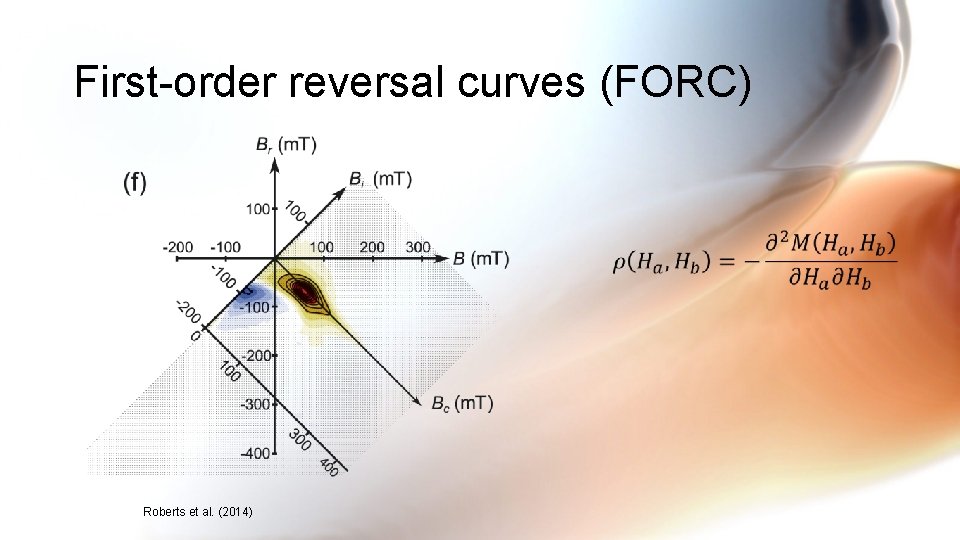 First-order reversal curves (FORC) Roberts et al. (2014) 