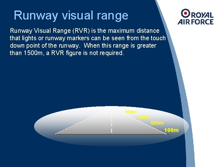 CGS Ground School Meteorology Visibility Crown copyright 2012
