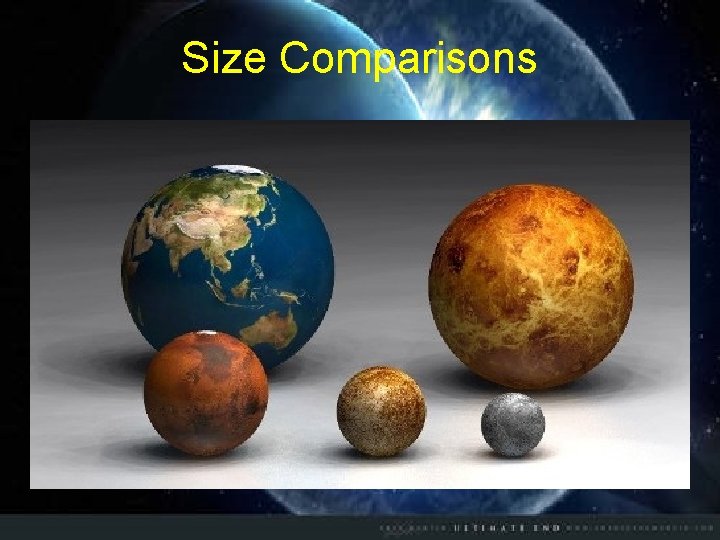 Size Comparisons 