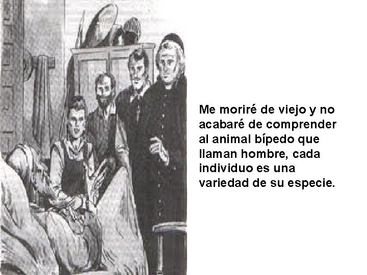 Me moriré de viejo y no acabaré de comprender al animal bípedo que llaman