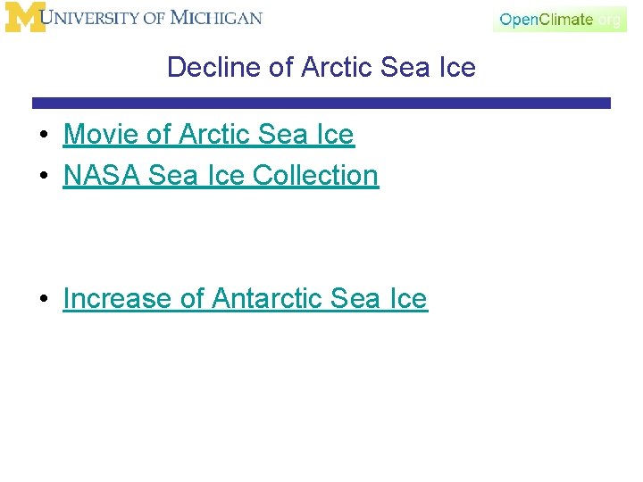 Decline of Arctic Sea Ice • Movie of Arctic Sea Ice • NASA Sea
