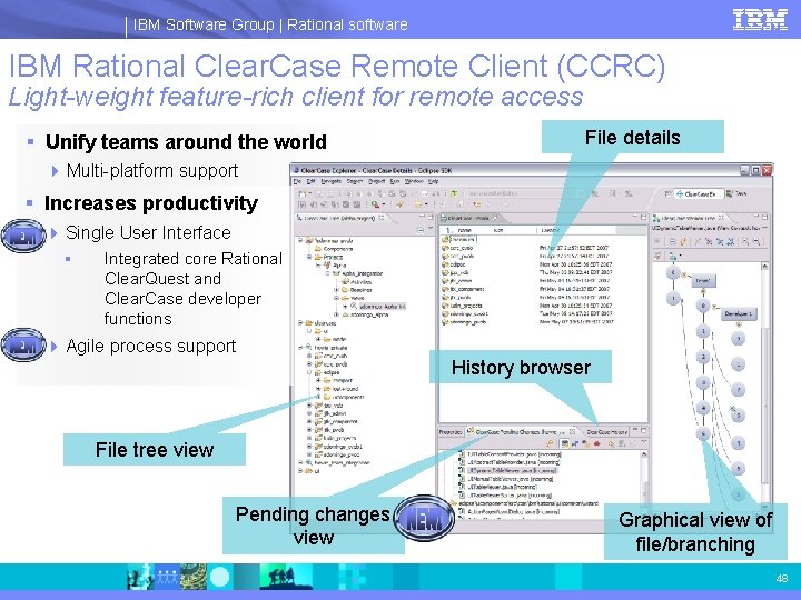 IBM Software Group | Rational software IBM Rational Clear. Case Remote Client (CCRC) Light-weight