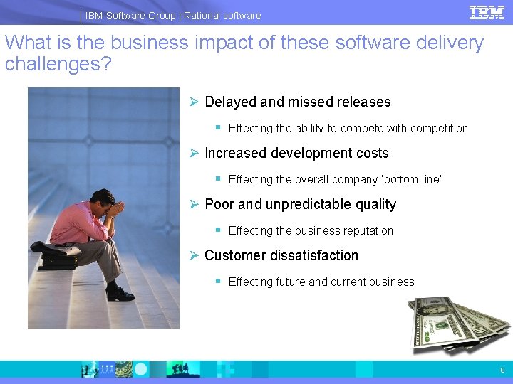 IBM Software Group | Rational software What is the business impact of these software