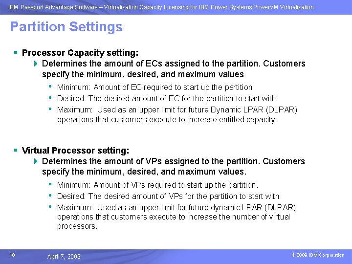 IBM Passport Advantage Software –Advantage Virtualization. Software Capacity Licensing for IBM Power Systems Power.