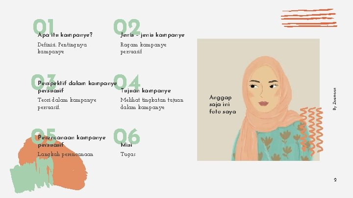 01 02 03 04 05 06 Definisi. Pentingnya kampanye Jenis – jenis kampanye Ragam