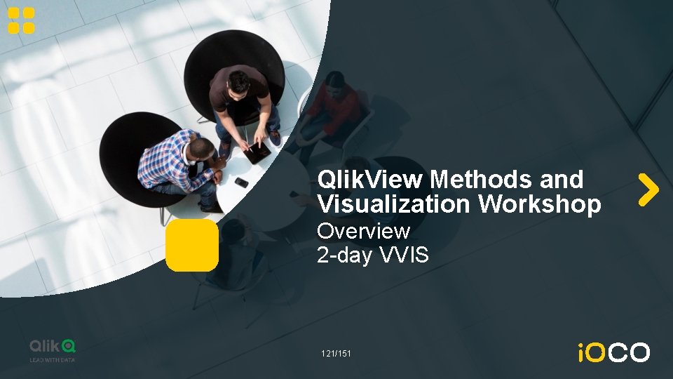 Qlik. View Methods and Visualization Workshop Overview 2 -day VVIS 121/151 