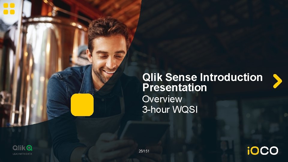 Qlik Sense Introduction Presentation Overview 3 -hour WQSI 25/151 
