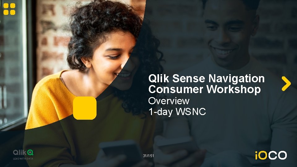 Qlik Sense Navigation Consumer Workshop Overview 1 -day WSNC 31/151 