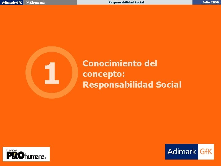 Adimark-Gf. K Penta Vida PROhumana 1 Imagen, Posicionamiento Responsabilidad y Personalidad Social de Marca