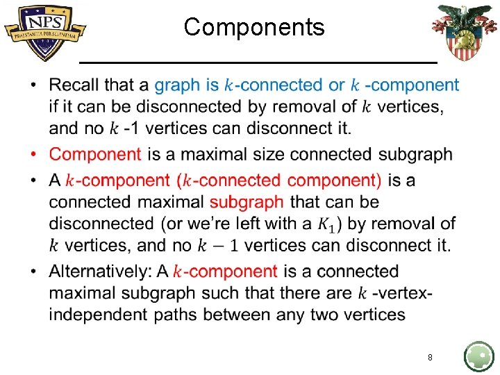 Components • 8 