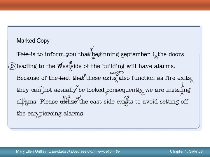 Mary Ellen Guffey, Essentials of Business Communication, 8 e 8 e Chapter 4, 1,
