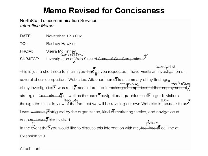 Memo Revised for Conciseness Mary Ellen Guffey, Essentials of Business Communication, 8 e 8