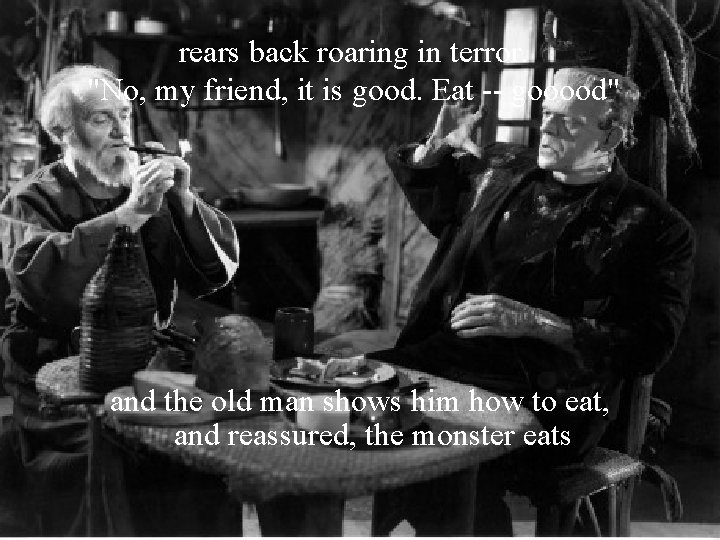 Frankenstein By Edward Field Theme What matters in