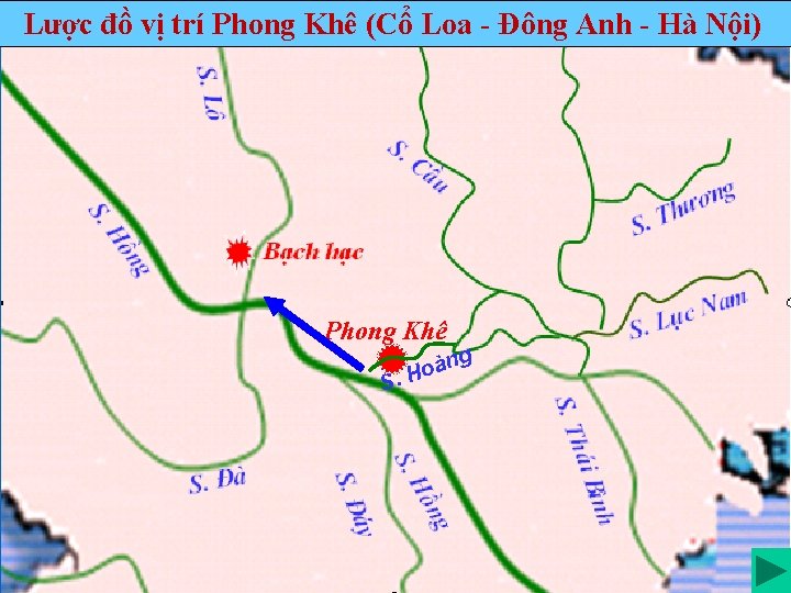 Lược đồ vị trí Phong Khê (Cổ Loa - Đông Anh - Hà Nội)