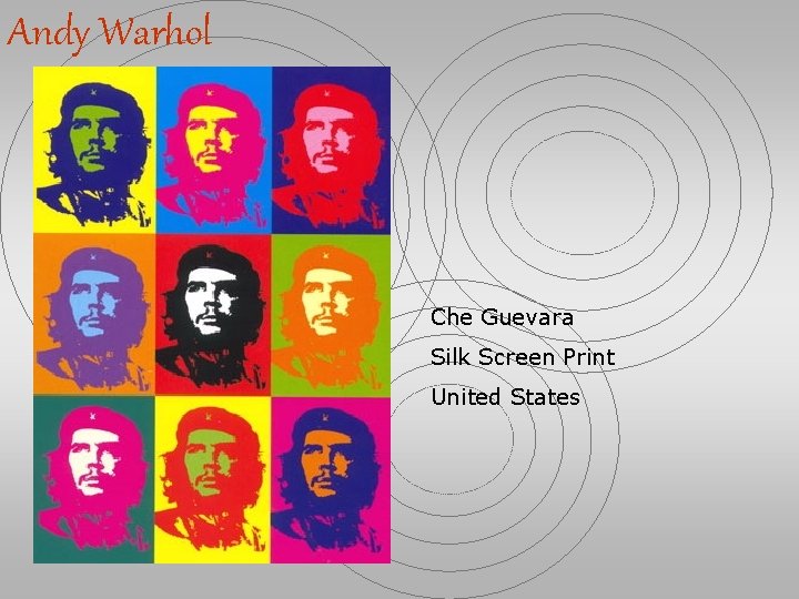 Andy Warhol Che Guevara Silk Screen Print United States 