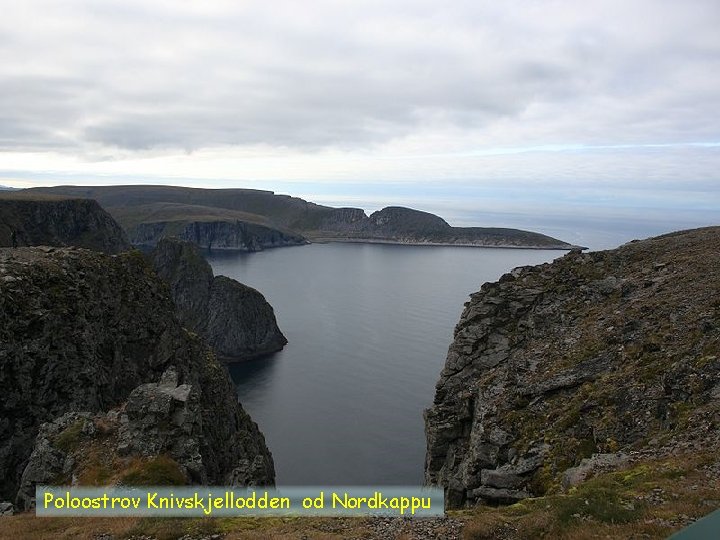 Poloostrov Knivskjellodden od Nordkappu 